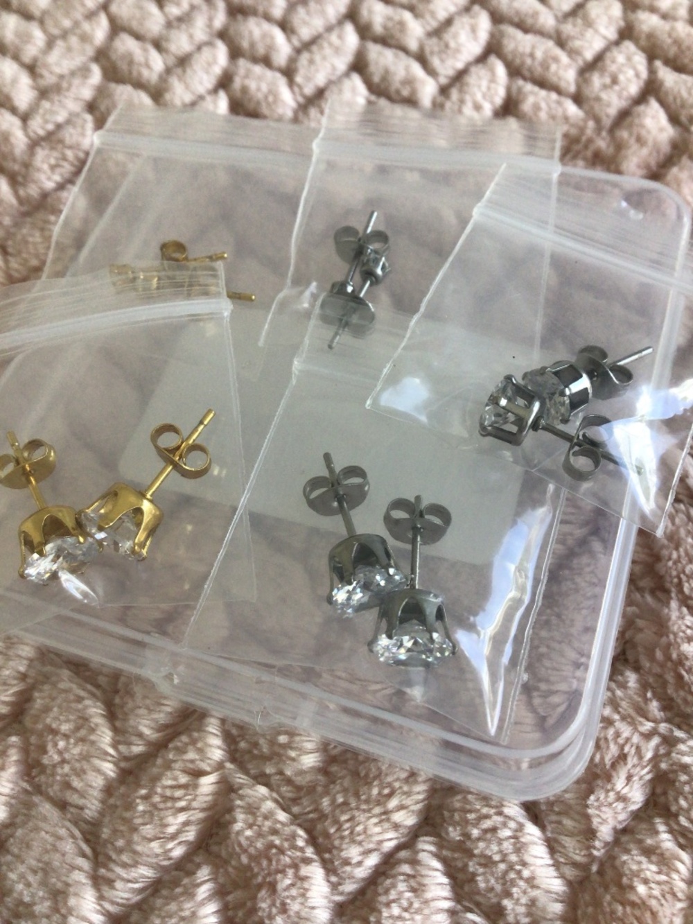 Earring bundle silver & gold